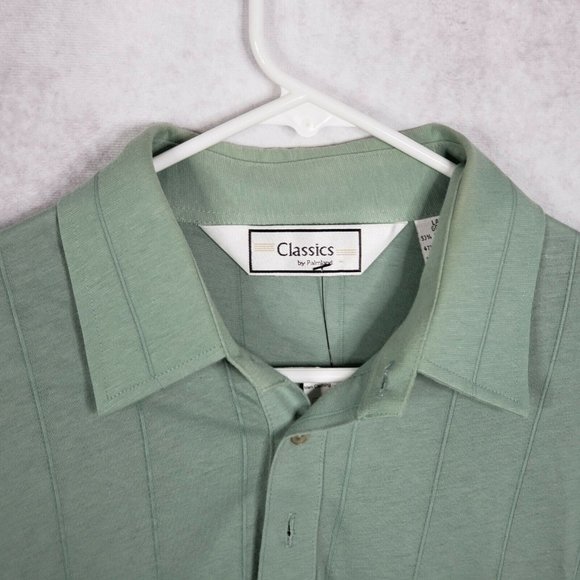 Vtg Classics by Palmland Striped Golf Polo Shirt - Picture 3 of 8